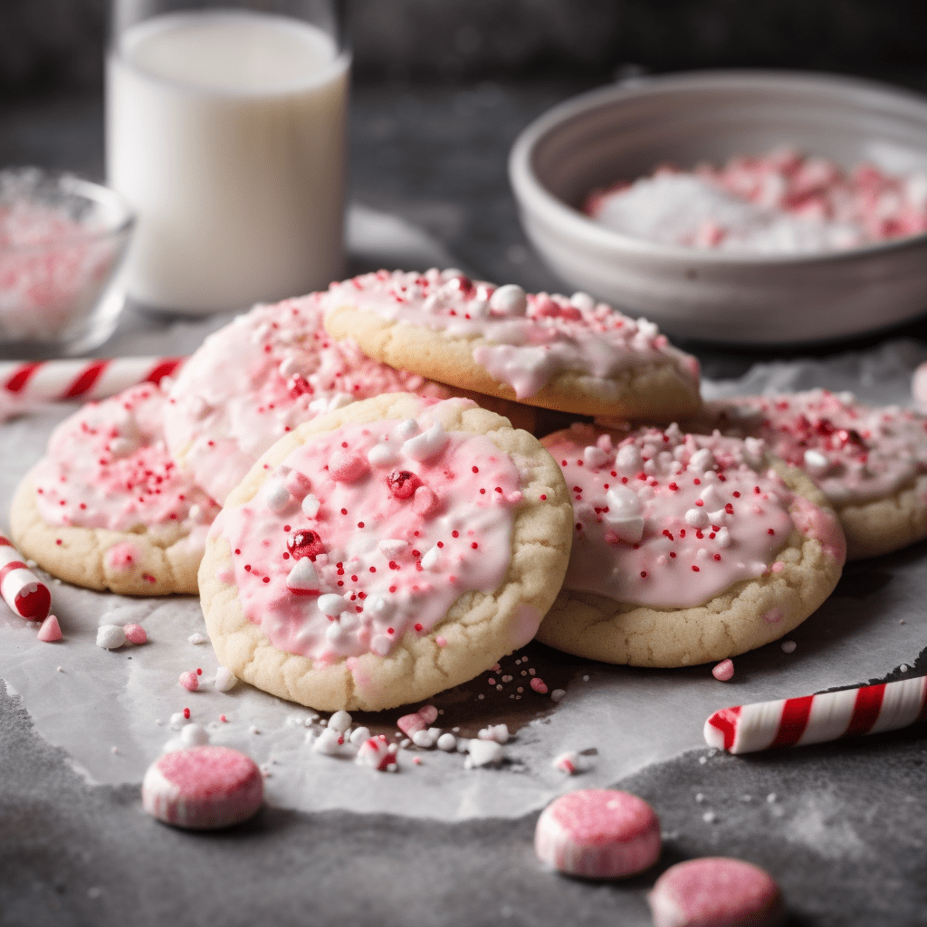 Peppermint Pig Cookies